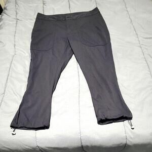 3/$40 COLUMBIA Capri Lightweight Black Outdoor Pants S